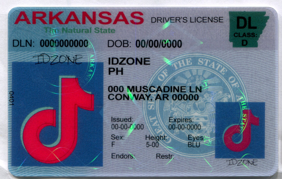 ARKANSAS-Old fake id