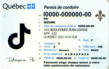 Quebec-（Canada） fake id